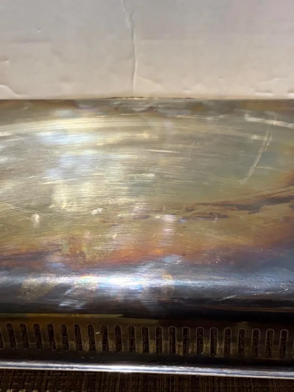 Vintage Silver Plated Casserole Serving Tray